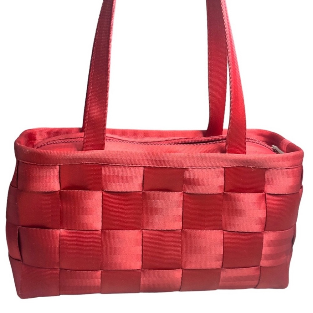 Harvey’s Red Seatbelt Shoulder Bag